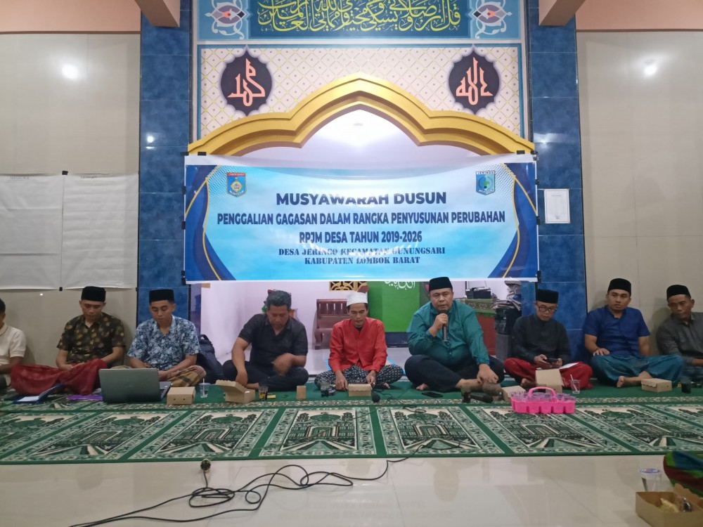 Musyawarah Dusun Ke-4 di Dusun Jeringo Barat 